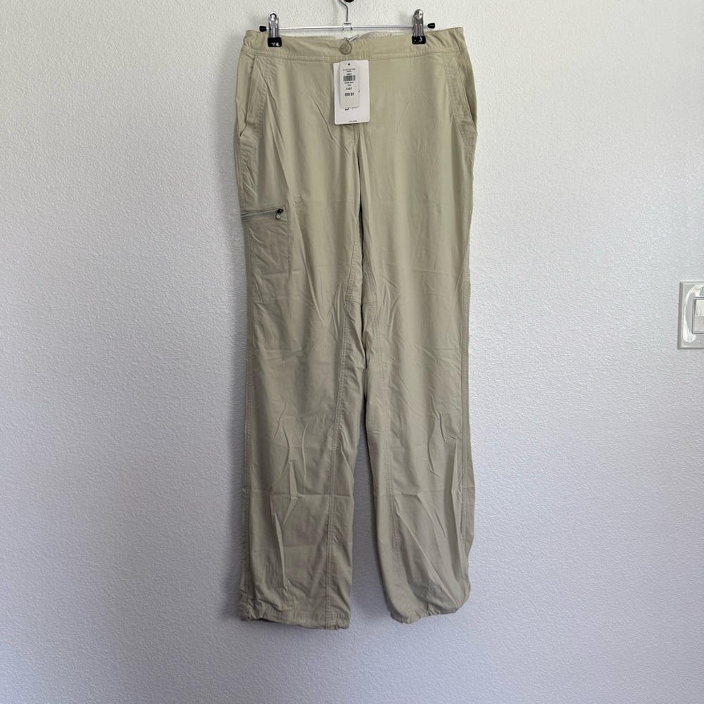 NWT LL Bean Water Repellent Comfort Trail Pants, Mid-Rise Straight Leg 6 Tall